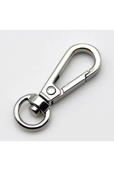 İsmet toka 10 Pieces - Metal Hook Clips with Spring (Silver) - Metal Accessory