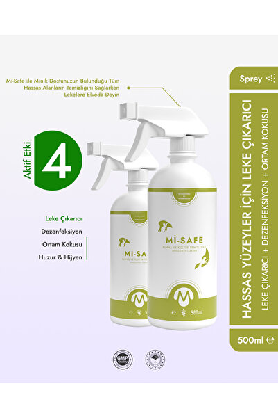 Kedi Köpek Ortamları Için Koltuk Ve Kumaş Temizleyici 500 ml Mi-Safe