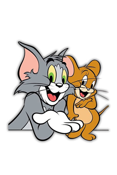 ERİSTAKI Tom ve Jerry Ahşap Duvar Posteri – Duvar Süsü-Hediyelik Poster 5