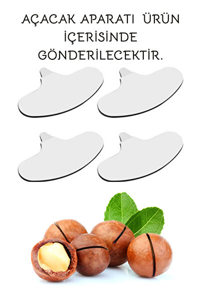 SELKUR Kabuklu Kavrulmuş Makademya Fındığı 500GR(AÇACAK APARATI İLE)