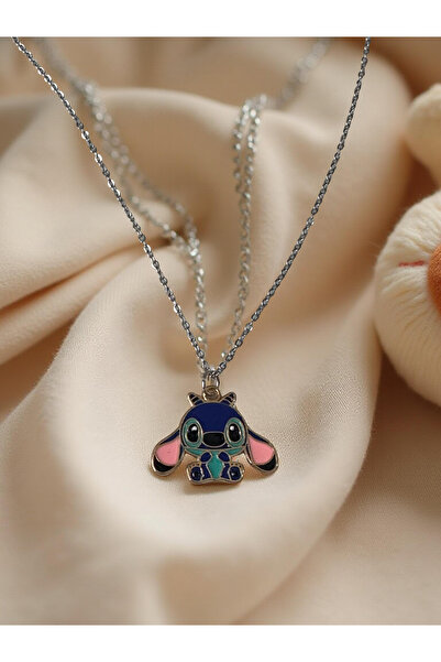 Luxmon Stitch Figürlü Anime Kolye 1 Adet