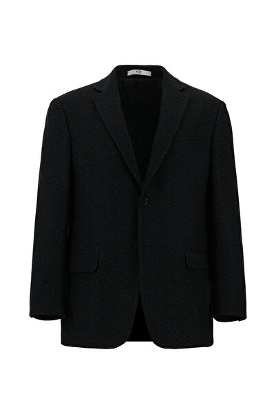Kiğılı Relaxed Fit Comfortable Cut Wool Classic Patterned Italian Jacket