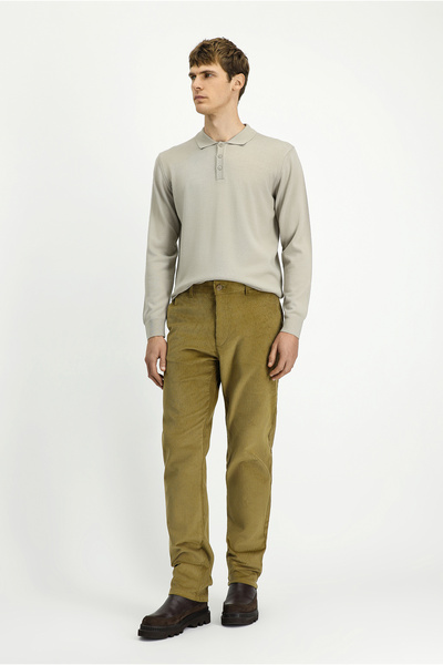 Kiğılı Regular Fit Kalın Fitilli Pamuklu Kadife Pantolon