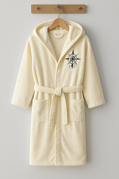EFFE Plain and Hooded Cotton Children's Bathrobe