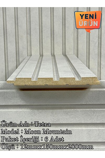 BAKİ AHŞAP Mdf Duvar Paneli Duvar Cnc İşleme Dekoratif Duvar Paneli Moon Mont...