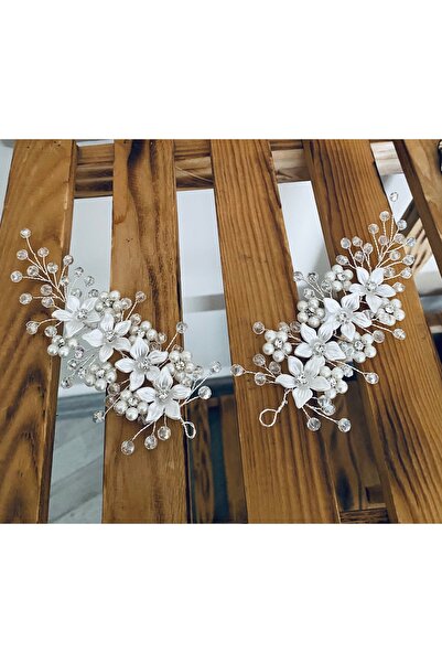 ASİMEL TASARIM Bridal Tiara Hair Accessory Wedding Henna Wedding Promise Engagement Graduation