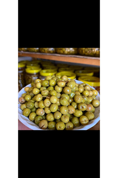 Miran hatay yöresel Minik (ÇEREZLİK) Halhalı Kırma Yeşil Zeytin 1.5 Kg
