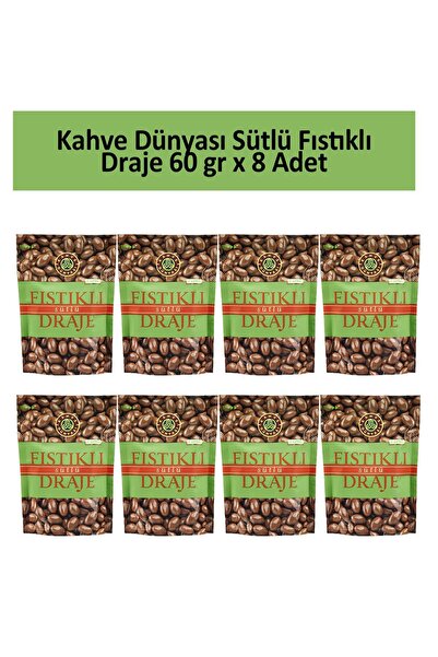 Kahve Dünyası Kahve Dünyası Antep Fıstık Draje 60 gr x 8 Adet