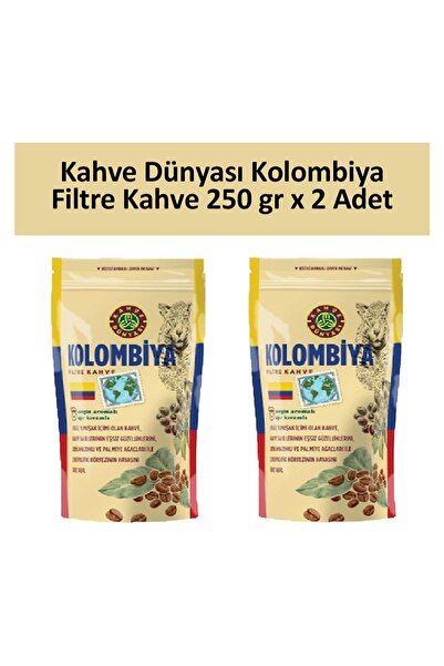 Kahve Dünyası Kahve Dünyası Kolombiya Filtre Kahve 250 gr x 2 Adet