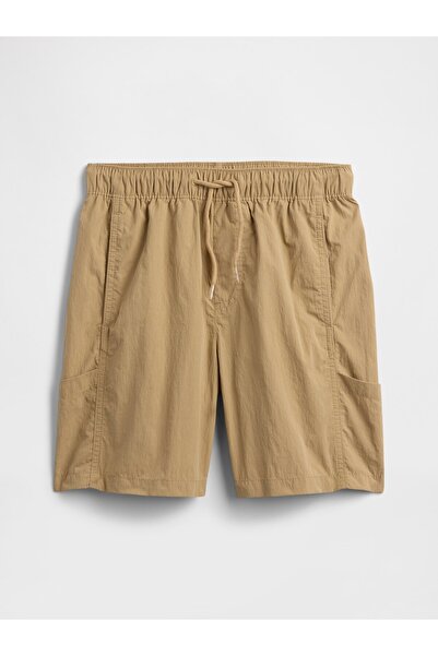 GAP Erkek Çocuk Açık Kahve Pull-On Hybrit Kargo Şort