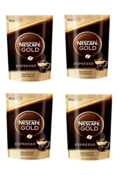 Nescafe Gold Espresso 80 Gr.* 4 Adet
