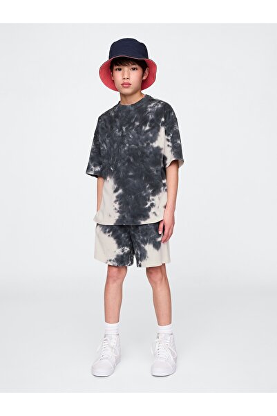 GAP Erkek Çocuk Siyah 5" Washed Easy Şort