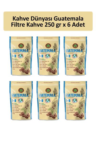 Kahve Dünyası Kahve Dünyası Guatemala Filtre Kahve 250 gr x 6 Adet
