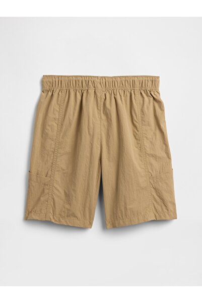 GAP Erkek Çocuk Açık Kahve Pull-On Hybrit Kargo Şort