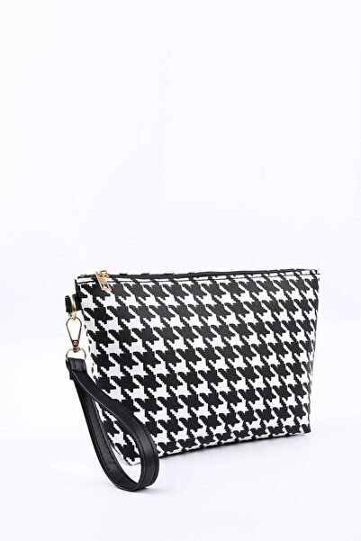 Bagfoni Γυναικεία τσάντα μακιγιάζ με σχέδιο πόδια χήνας, τσάντα οργάνωσης για...