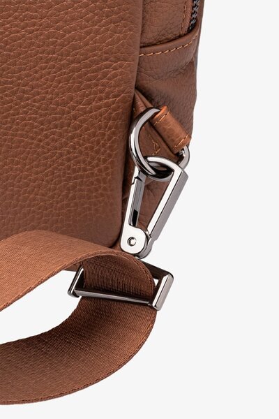 Getto Deri Grain Genuine Leather Backpack