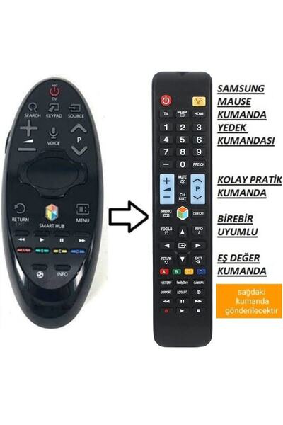 ATAELEKTRONİK Samsung Smart Tv Tombul Air Mouse Yerine Tuşlu Model Kumanda Ku...