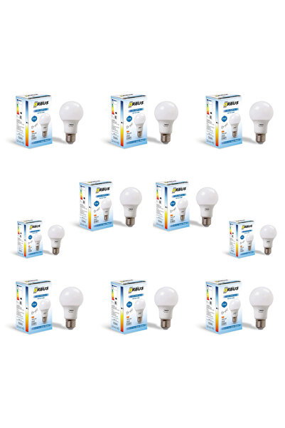 ORBUS Led Ampul Orb-9w BEYAZ Işık E27 840lm 10 ADET