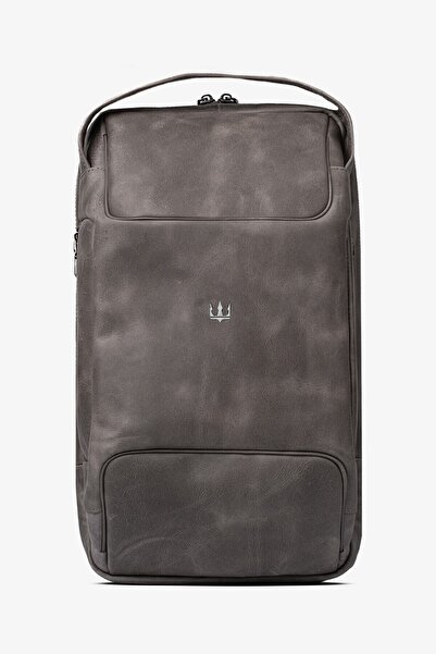Getto Deri Grain Genuine Leather Backpack