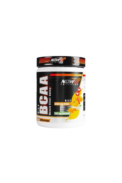 NOWUP NUTRITION Bcaa 4:1:1 حمض أميني ذو تأثير عضلي / بنكهة التوت البري - 360 جرام. / 60 خدمة