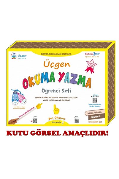 Üçgen Yayıncılık Üçgen 2025 1. Sınıf Okuma Yazma Seti A-N-E-T-İ-L