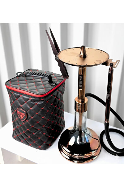 MAC SHISHA Big Atlas Titanyum Premium Çelik Nargile Takımı