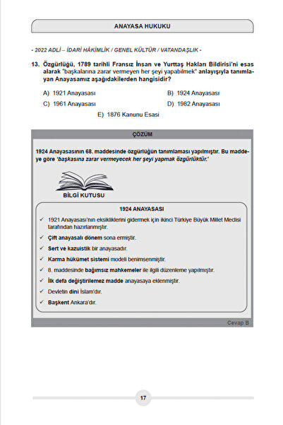 hukuk öğretir HMGS + HAKİMLİK ÇIKMIŞ SORU BANKASI - Hukuk Mesleklerine Giriş - ADLİ - İDARİ - İYÖS - Sayıştay