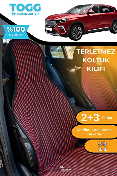 TREND Anti-Slip Auto Seat Protector Cover Compatible for Togg All Models 5 Pieces 100% Cotton