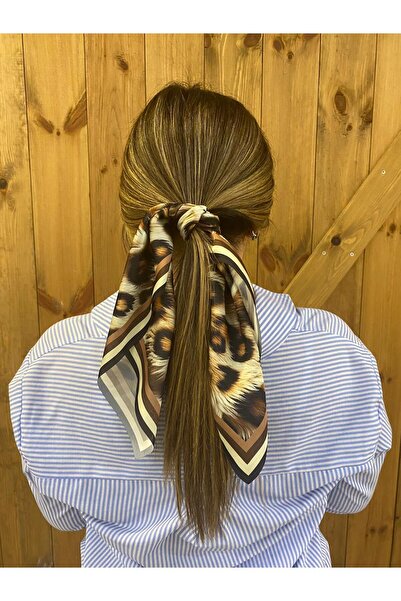 tarzınısec Long Pareo – Leopard Patterned Bandana & Pareo Set