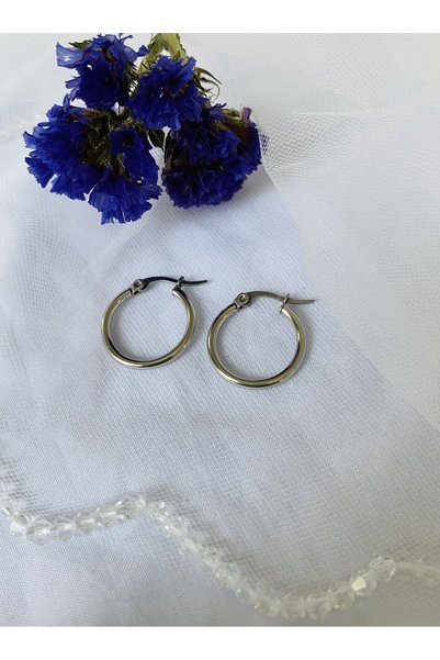 Fynbos STAINLESS STEEL SILVER CLIP EARRING EARRING