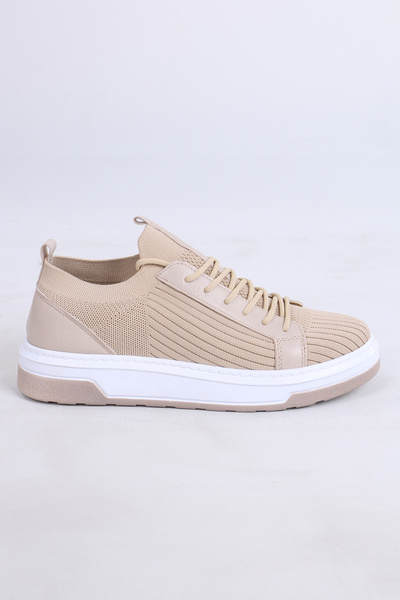 sauron Erkek Spor Ayakkabı Örme Triko Nefes Alabilen Sneakers Pusped Tabanlı