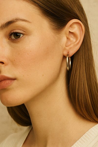 Fynbos حلق من الفولاذ المقاوم للصدأ بمشبك فضي