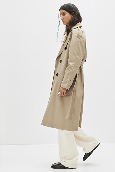 Pull & Bear Kemerli trençkot