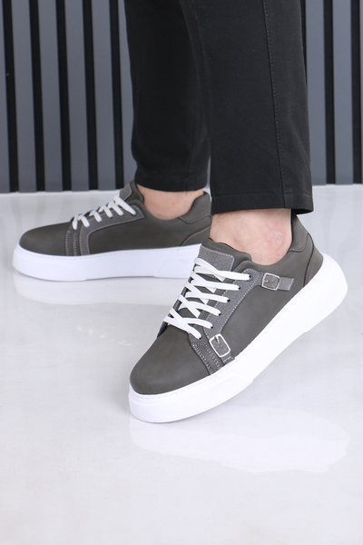 sauron Madrid Model Men's Casual Sports Shoes with Double Buckle Orthopedic Soles