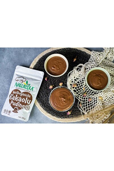 Naturelka Glutensiz Keçiboynuzlu Kakaolu Puding 220 Gr