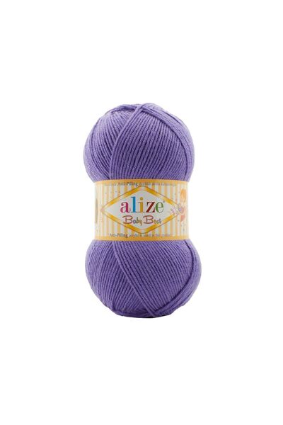 Alize 5 bucăți Baby Best 851 Floare Pervană 10% bambus - 90% acrilic (acrilic anti-pilling) / 100 gr - 240 m