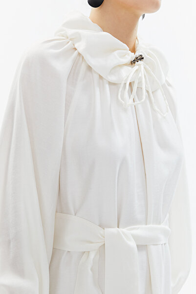 SOCIETA Raglan Sleeve Loose Long Dress 93356