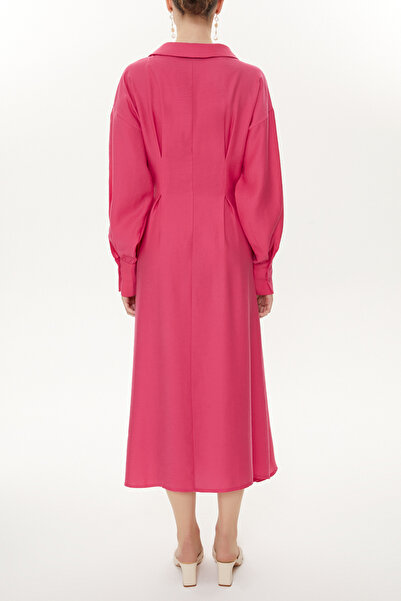 SOCIETA Midi Pleat Detailed Dress - 93404