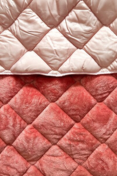LUNGA VİTA Welsoft Double-Sided Quilt, Cotton Satin on the Inside, Soft on the Outside, Welsoft Double Size