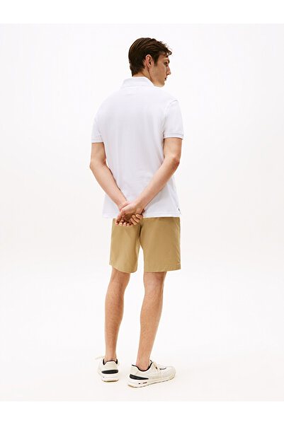 Tommy Hilfiger Erkek Beyaz Polo Yaka T-Shirt MW0MW17770 YBR