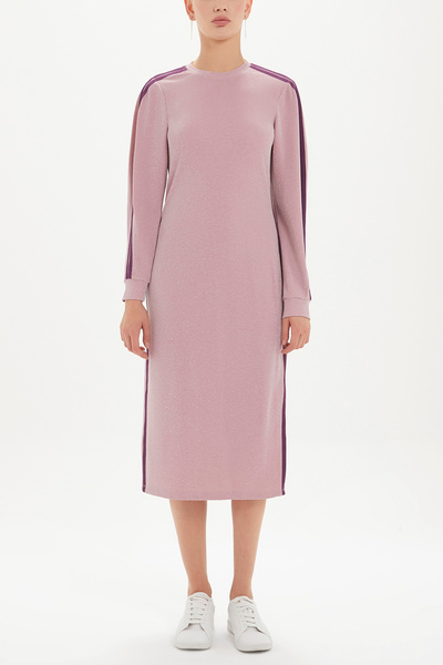 SOCIETA Somon Dar kesim midi elbise 92442