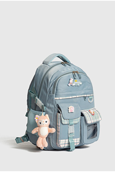 Relaxion Rlx-1451-1452 Kız Çocuk İlk Okul Çantası Sırt Çantası TURKUAZ