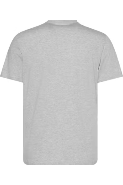 Calvin Klein Men's Brand Logo Organic Cotton Gray T-Shirt Suitable for Daily Use Lv04Rc843G P79