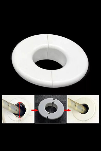 MTD Plus Klima Borusu Delik Kapatma Dekoratif Boru Kapağı Plastik Çap 11 cm