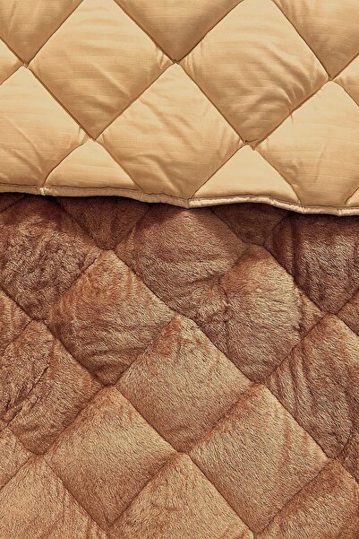 LUNGA VİTA Welsoft Double-Sided Quilt, Cotton Satin on the Inside, Soft on the Outside, Welsoft Double Size