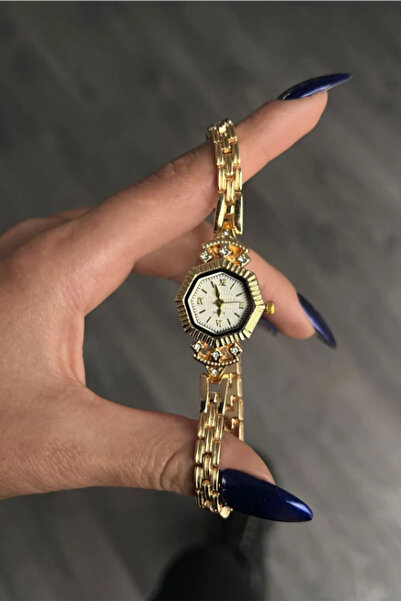 İnogge Meyz Minimal Vintage Minimal Gold Women's Wristwatch