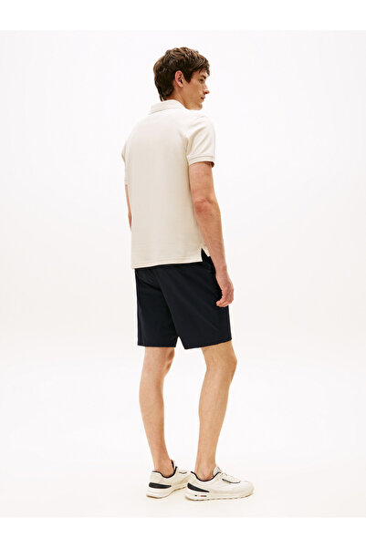 Tommy Hilfiger Erkek Ekru Polo Yaka T-Shirt MW0MW17770 ACG