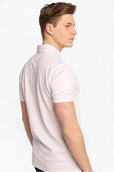 Tommy Hilfiger Pánské 1růžové tričko Polo Neck MW0MW17770 TOG