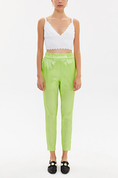 SOCIETA Yeşil Beli lastikli pantolon 41356