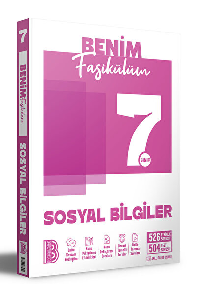 Arı Yayıncılık Benim Hocam 7. sınıf Benim Fasikülüm Sosyal Bilgiler (Konu)